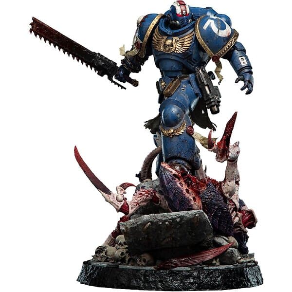 Weta Workshop Warhammer 40k Lieutenant Titus Battleline Edition Statue 1/6 Scale