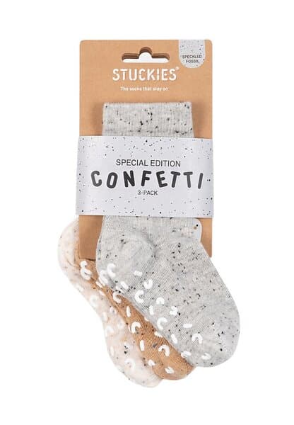 Stuckies Confetti 19/21 1-2 år 3-pack
