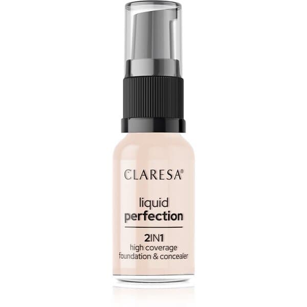 Claresa Liquid Perfection 2in1 Foundation & Concealer 18g 