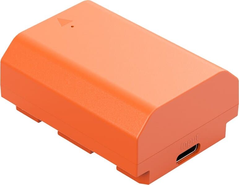 SmallRig 4969 NP-FZ100 USB-C Rechargeable Camera Battery, orange