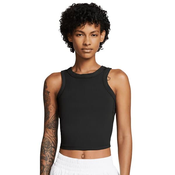 Nike One Fitted Dri-FIT Crop Tank (Dam)