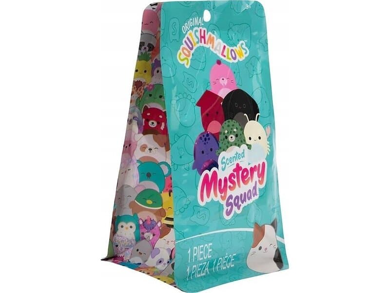 Squishmallows Mystery Squad W20 Doftande Gosedjur, 12 cm