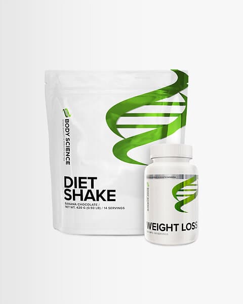 Body Science Viktminskningspaket Chocolate Weight loss Diet shake Måltidsersättning
