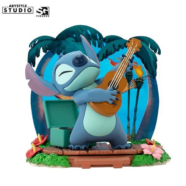 Abysse DISNEY Figurine "Stitch Guitar"