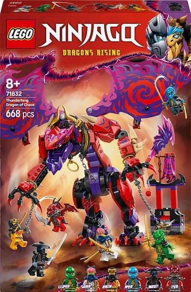 LEGO Ninjago 71832 Thunderfang Dragon of Chaos