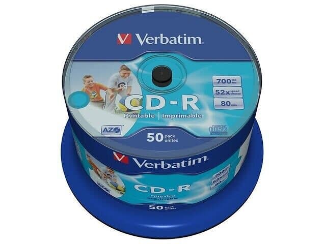 Verbatim CDR 52x SP 700MB Pr. DL+ 50 pieces