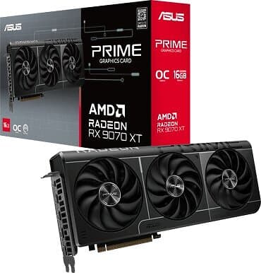 Asus Radeon RX 9070 XT Prime OC HDMI 3xDP 16GB 