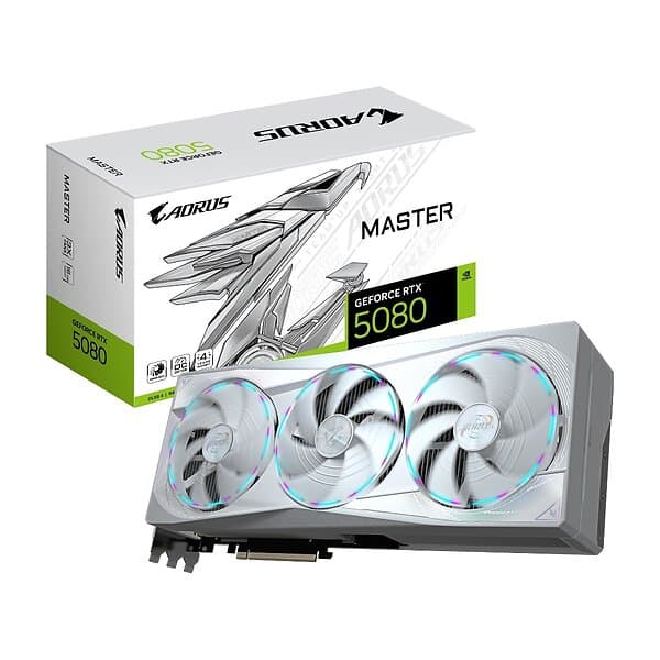Gigabyte GeForce RTX 5080 AORUS MASTER ICE HDMI 3xDP 16GB