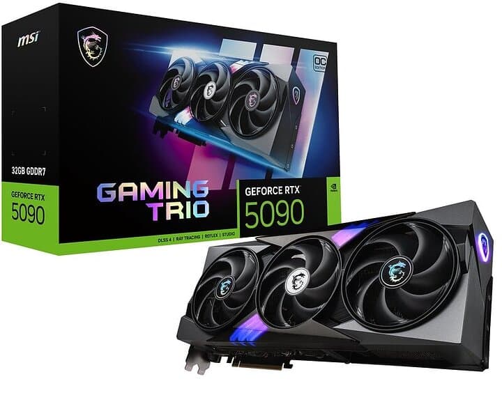 MSI GeForce RTX 5090 GAMING TRIO OC HDMI 3xDP 32GB