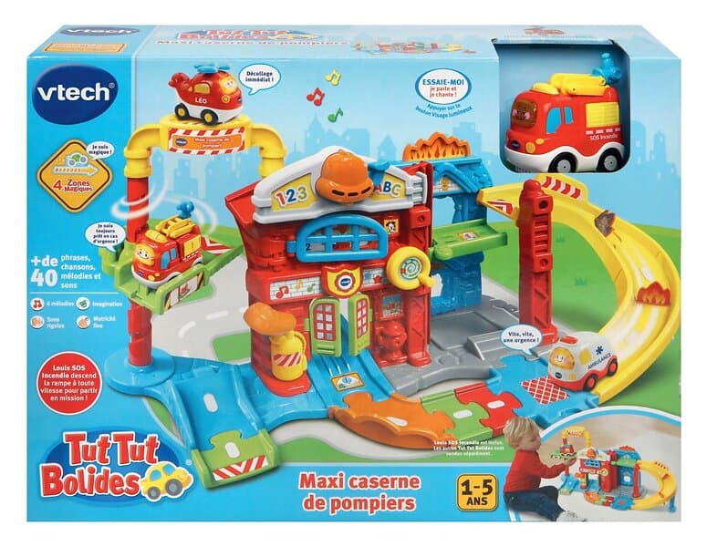 Vtech Maxi Caserne de Pompiers (+ Louis, Sos Incendie) Tut Bolides