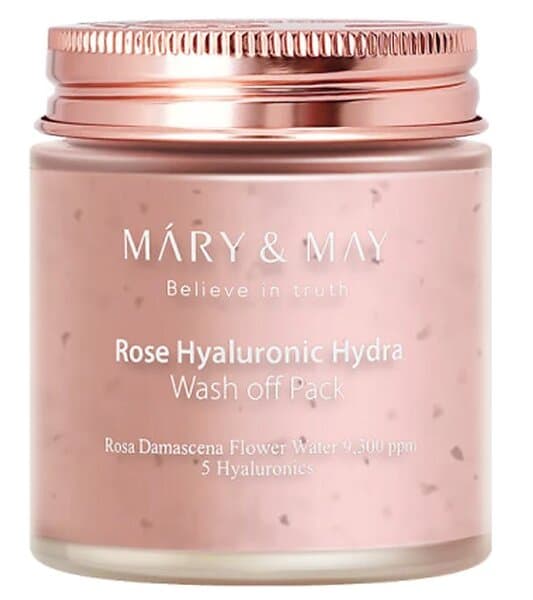 MARY & MAY Rose Hyaluronic Hydra Wash Off Pack 125g