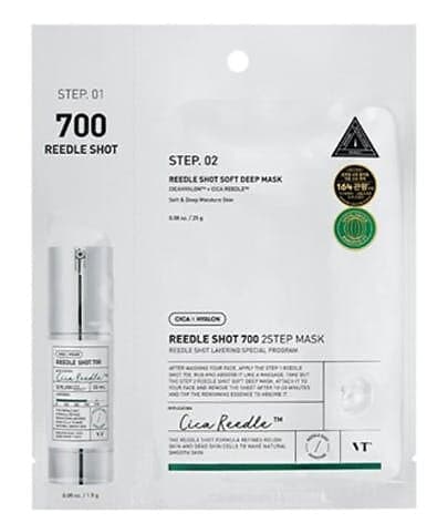 VT Cosmetics Mild Reedle Shot 700 2-Step Mask 26,5g