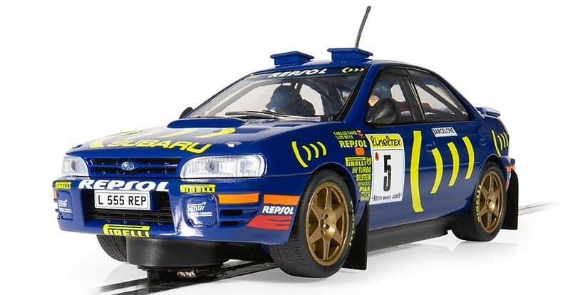 Scalextric Subaru Impreza WRX. 1995 Carlos Sainz (C4555 )