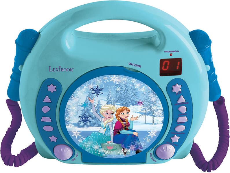 Lexibook RCDK100FZ Disney Frozen CD-spelare Med Mikrofon