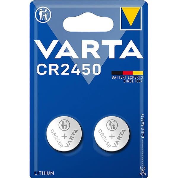 Varta Batteri Litium CR2450 2-Pack