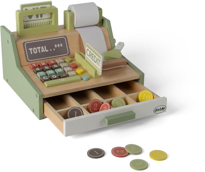 Dantoy Kassaapparat Wooden In Gift Box