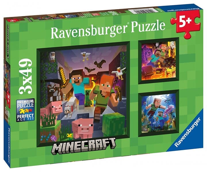 Ravensburger : Minecraft Biomes (3 x 49)