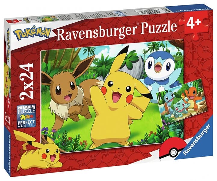 Ravensburger : Pokemon Pikachu and Pals (2 x 24)