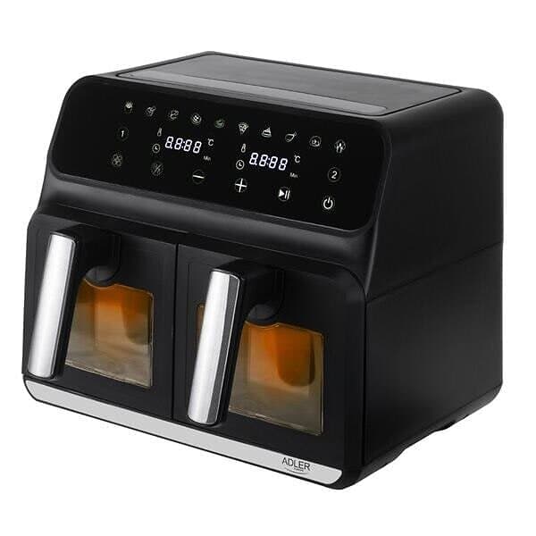 Adler Airfryer med 2 korgar 4+4L