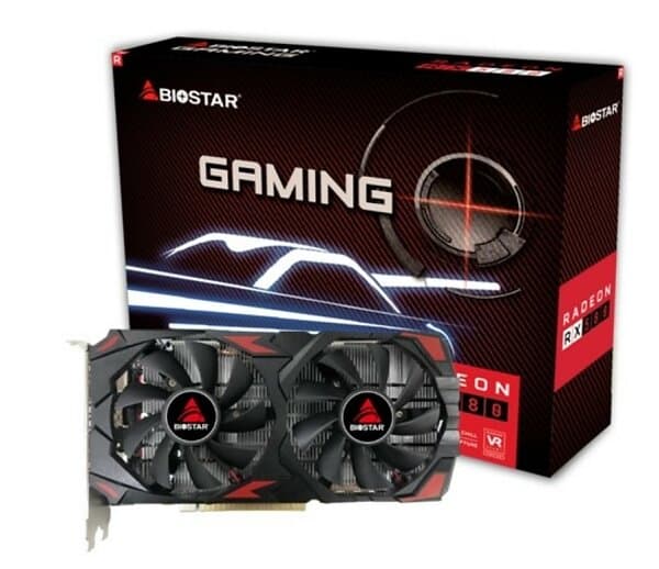 Biostar Radeon RX580 HDMI DP 8GB