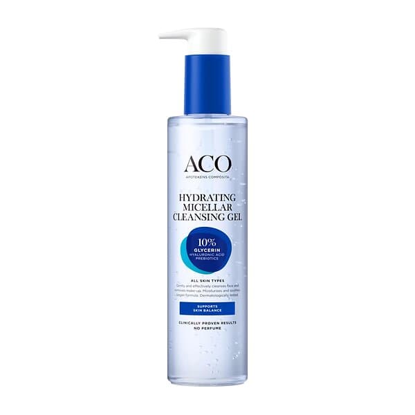 ACO Face Hydrating Micellar Cleansing Gel 200ml