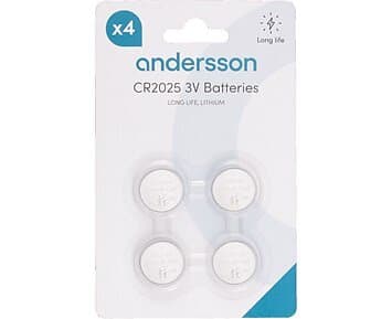 Andersson CR2025 Lithium 4-pack