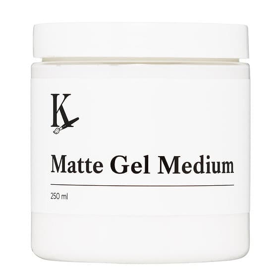 Kreatima Matte Gel Medium, matt gelbaserat medium för akrylfärg, 250ml