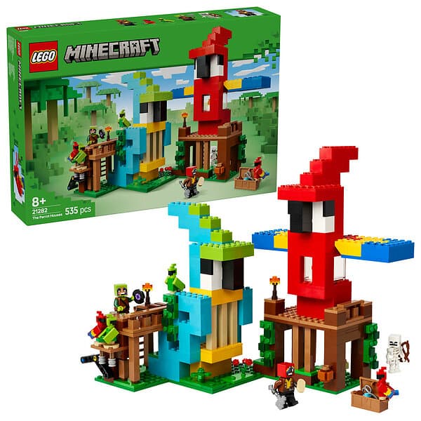 LEGO Minecraft 21282 The Parrot Houses