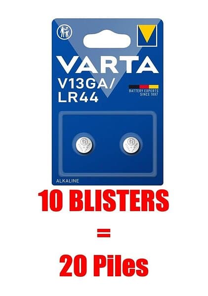 Varta 2-pack V13GA LR44 Batteri 1,5V