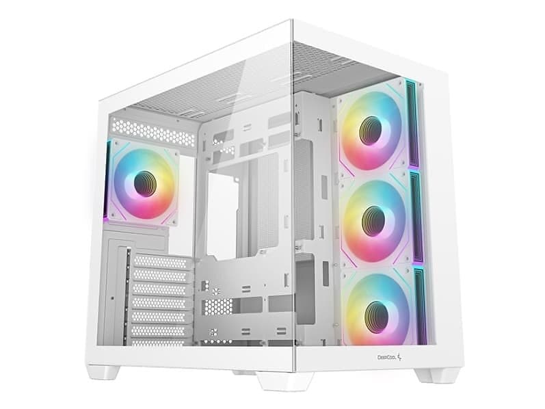 Deepcool Midi CG530 (Vit/Transparent)