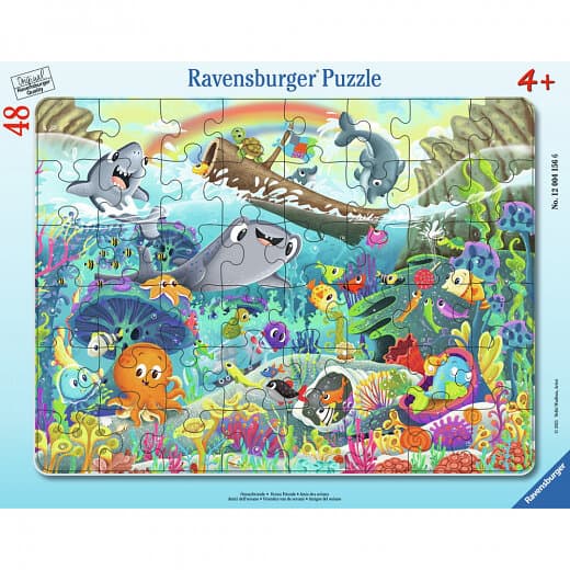 Ravensburger Barnpussel Ocean Friends 48 bitar Ram Pussel