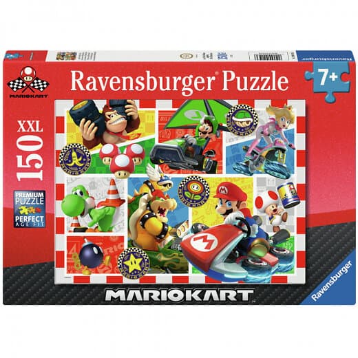 Ravensburger Barnpussel Mario Kart, 150 bitar XXL