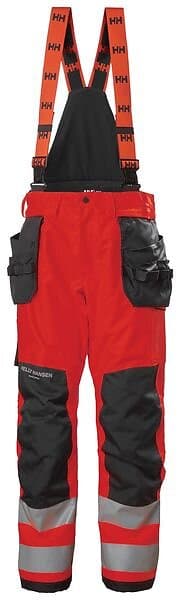 Helly Hansen Workwear Alna 2.0 Hi Vis Winter Insulated Construction Bib Trousers Class 2