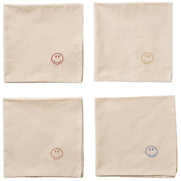 Midnatt Happy servett 40x40 cm 4-pack