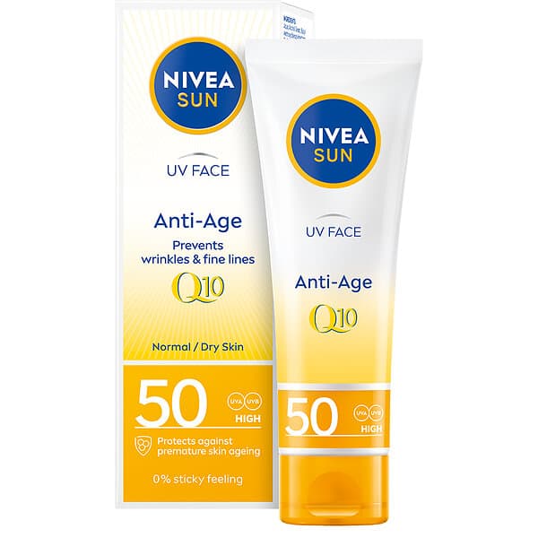 Nivea Sun Face Uv Anti Age Cream Q10 Spf50 50ml