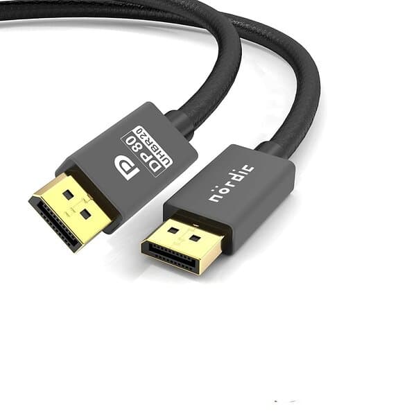 NÖRDIC DP-615 DisplayPort - DisplayPort DP80 UHBR20 80Gbps 1,5m