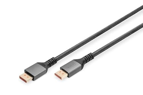 Digitus DisplayPort - DisplayPort 2.1 16k/60Hz - 8k/120 Hz - 4k/240Hz - VESA UHBR20 1m