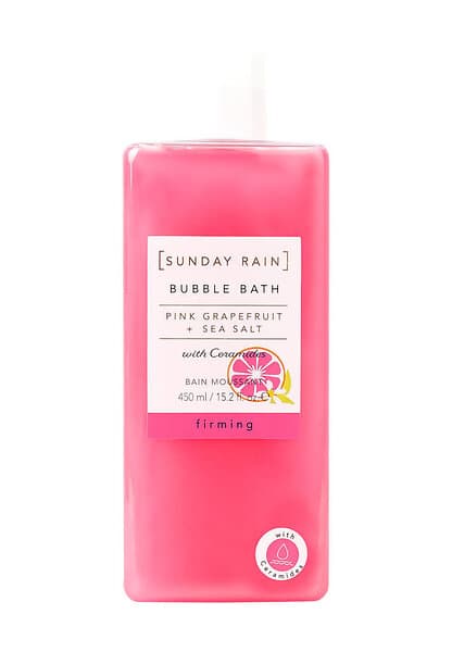 Sunday Rain Pink Grapefruit & Sea Salt Bubble Bath 450ml