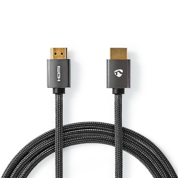 Nedis CVTB34000GY20 HDMI - HDMI 4K@60Hz 18Gbps 2m