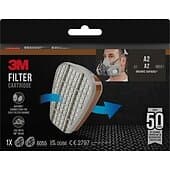 3M Gassfilter 6055DR A2 1 par