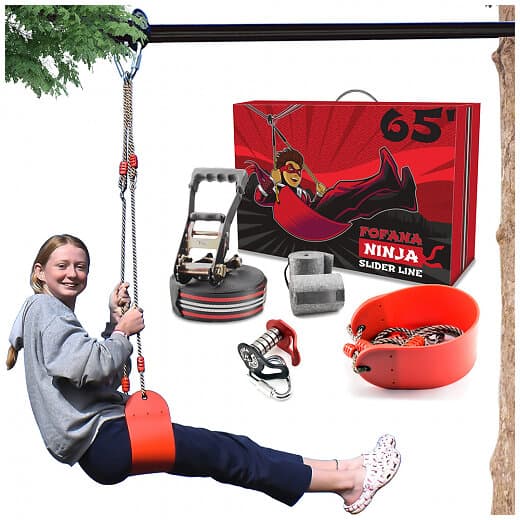 Ninja Slider Zipline Pulley Kit 20 m