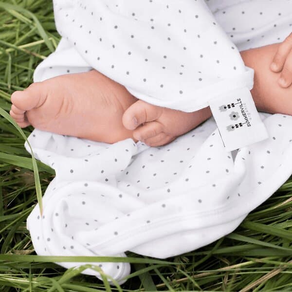 Summerville Organic Babyfilt EKO Vit Dotty