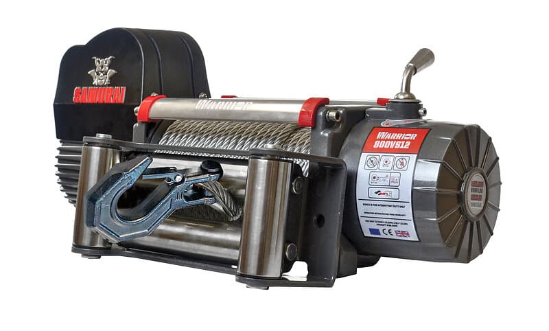 Warrior Winches Vinsj Samurai 8000 Premium 12V stålvaier