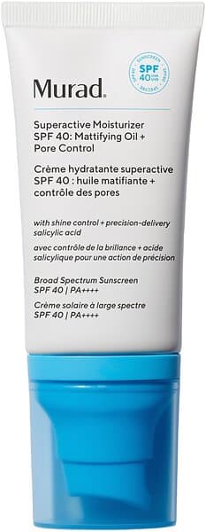 Murad Superactive Moisturizer Mattifying Oil + Pore Control SPF40 50ml