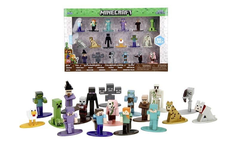 Jada Toys Minecraft Multipack Nanofigurer, Wave 12