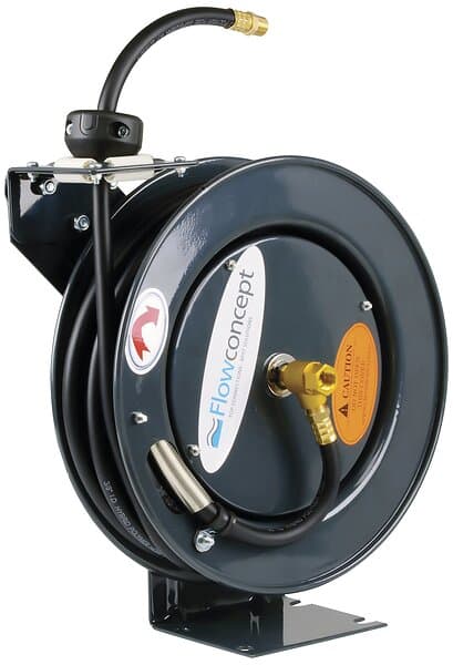 Flowconcept Aut. slangeopruller 3/8" 10 mtr polymer 20 bar