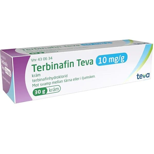 Teva Terbinafin kräm 10 mg/g 30g