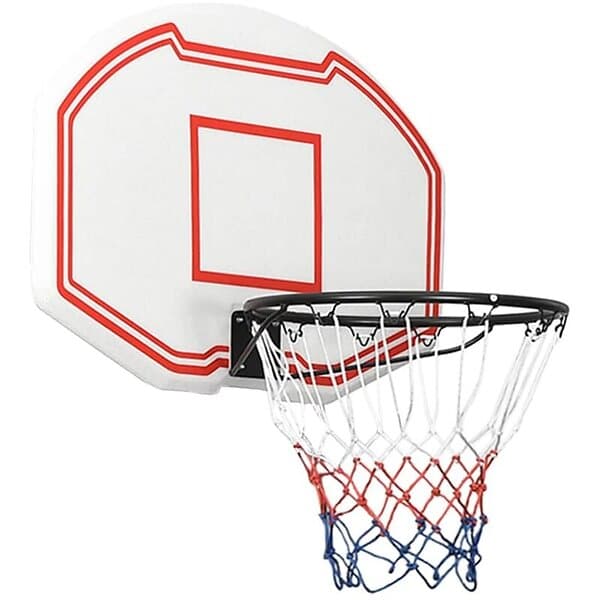 vidaXL Basketplatta vit 90x60x2cm