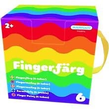 Kärnan Fingerfärg 6 tuber