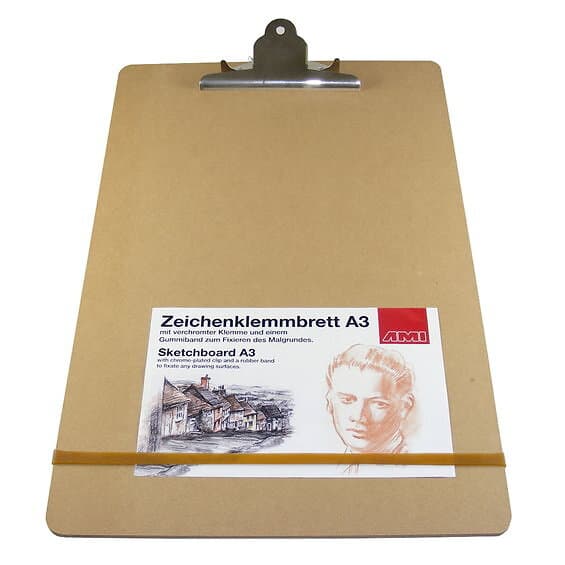 Kreatima Ritunderlag A3 med klämma